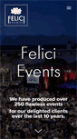 Mobile Screenshot of felicievents.com